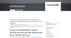 Desktop Screenshot of jenpatrick.com